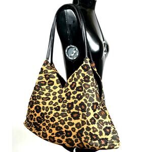 Prezzo Canvas Tote Bag in Leopard Print